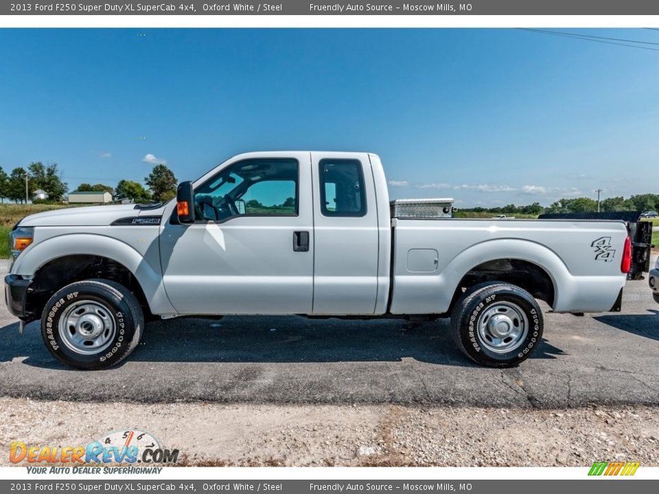 2013 Ford F250 Super Duty XL SuperCab 4x4 Oxford White / Steel Photo #7