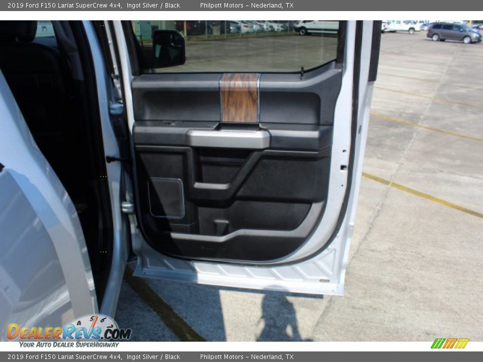 2019 Ford F150 Lariat SuperCrew 4x4 Ingot Silver / Black Photo #23