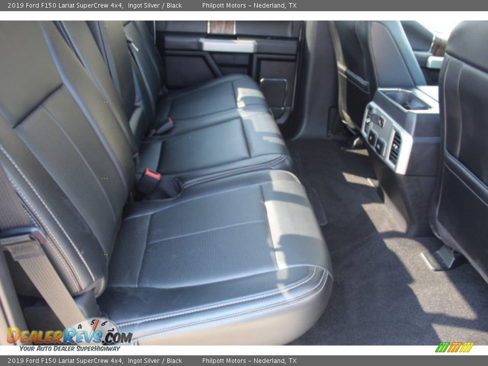 2019 Ford F150 Lariat SuperCrew 4x4 Ingot Silver / Black Photo #24