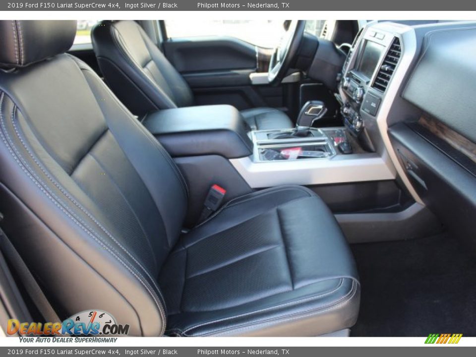 2019 Ford F150 Lariat SuperCrew 4x4 Ingot Silver / Black Photo #26