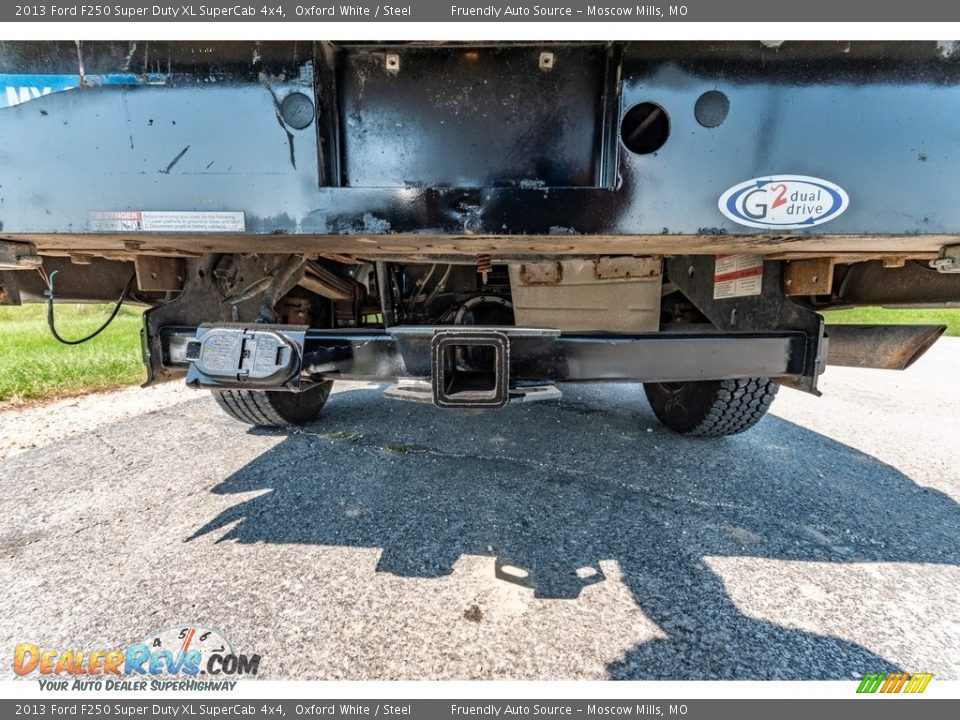 2013 Ford F250 Super Duty XL SuperCab 4x4 Oxford White / Steel Photo #14