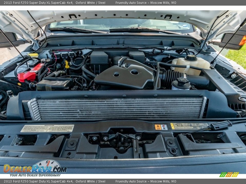 2013 Ford F250 Super Duty XL SuperCab 4x4 Oxford White / Steel Photo #21