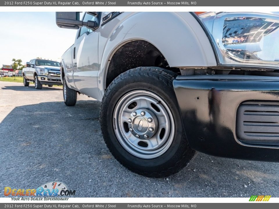 2012 Ford F250 Super Duty XL Regular Cab Oxford White / Steel Photo #2