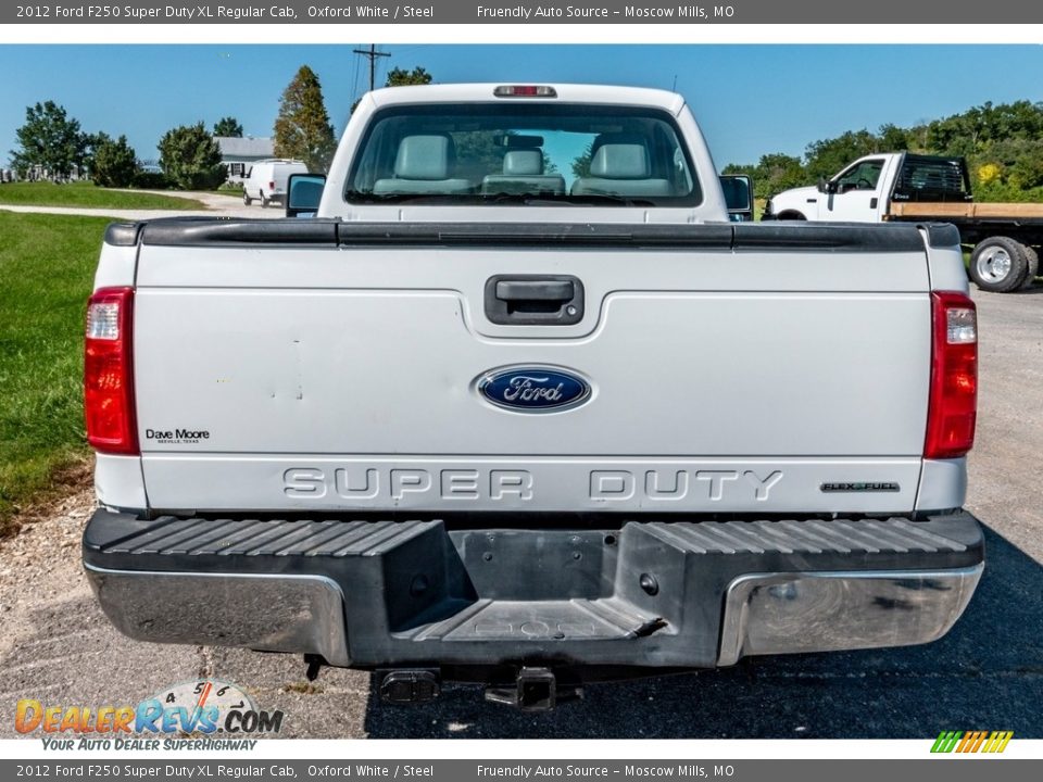 2012 Ford F250 Super Duty XL Regular Cab Oxford White / Steel Photo #5
