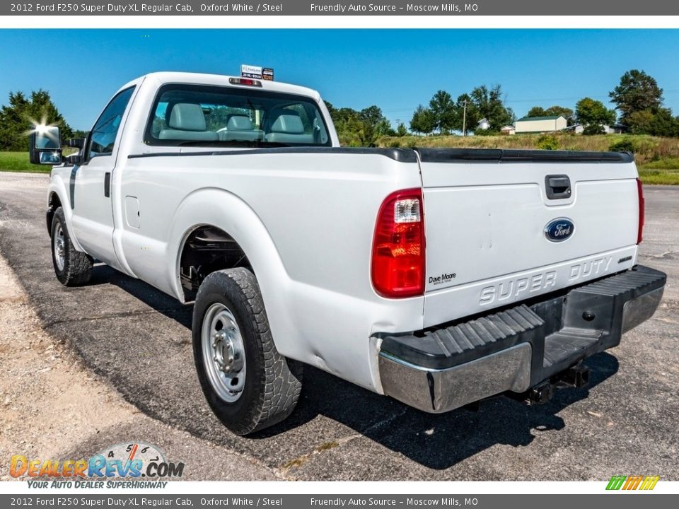 2012 Ford F250 Super Duty XL Regular Cab Oxford White / Steel Photo #6