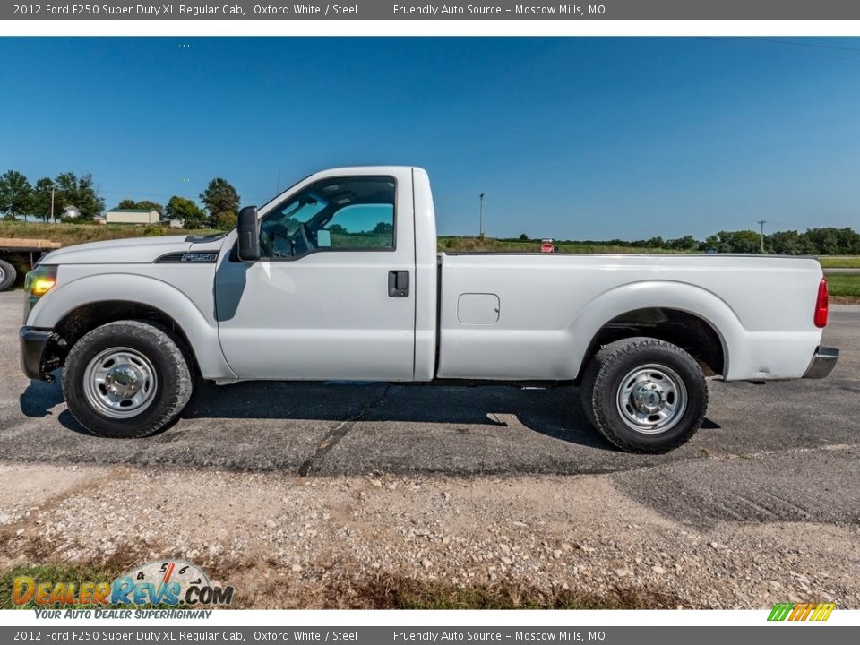 2012 Ford F250 Super Duty XL Regular Cab Oxford White / Steel Photo #7
