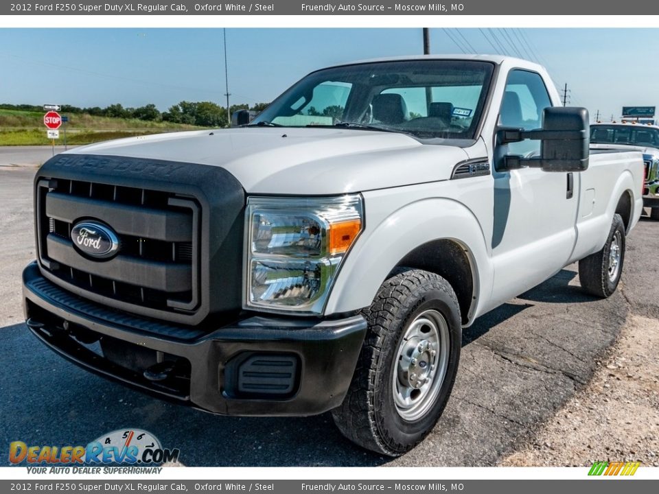 2012 Ford F250 Super Duty XL Regular Cab Oxford White / Steel Photo #8