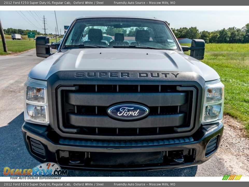 2012 Ford F250 Super Duty XL Regular Cab Oxford White / Steel Photo #9