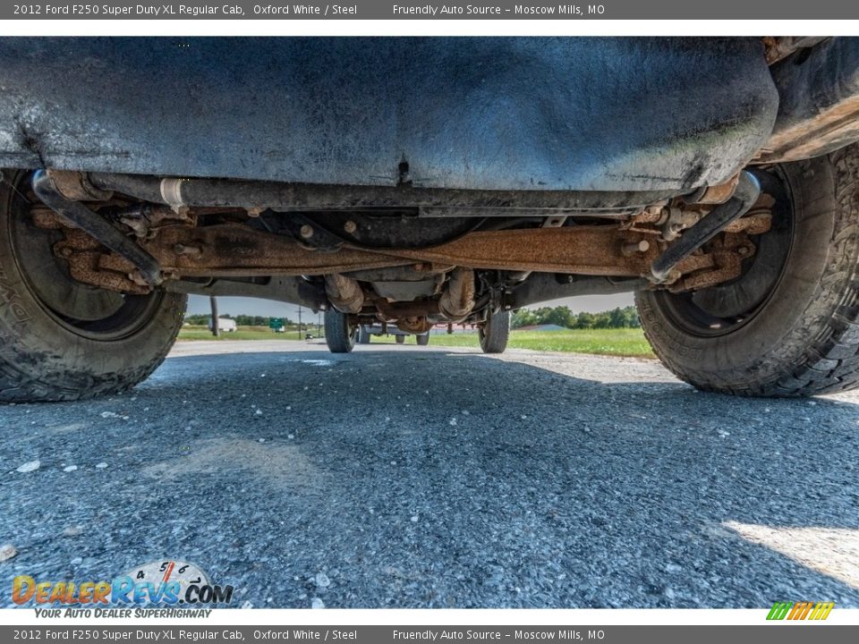 2012 Ford F250 Super Duty XL Regular Cab Oxford White / Steel Photo #10