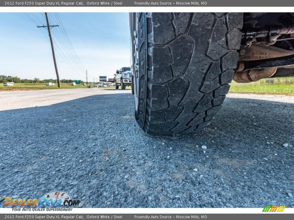 2012 Ford F250 Super Duty XL Regular Cab Oxford White / Steel Photo #11