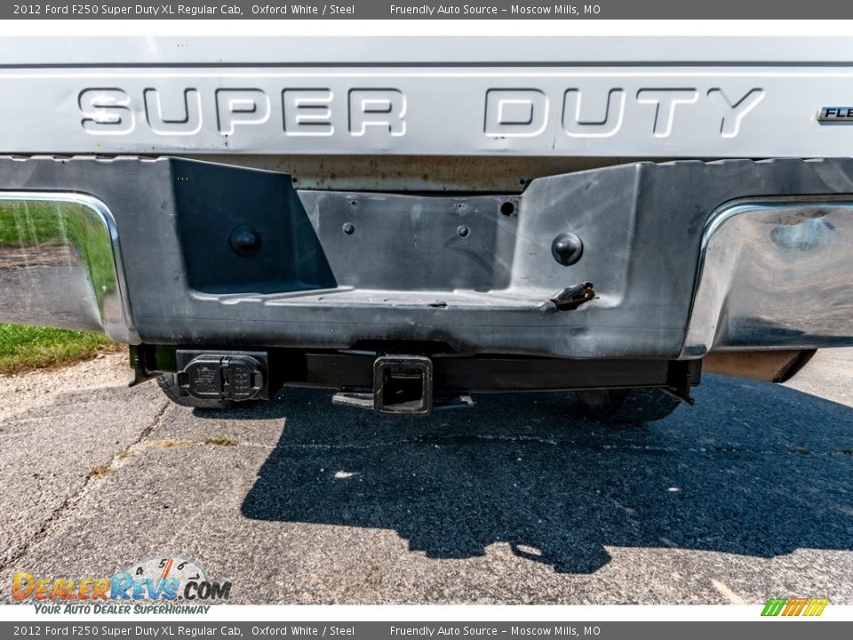 2012 Ford F250 Super Duty XL Regular Cab Oxford White / Steel Photo #14