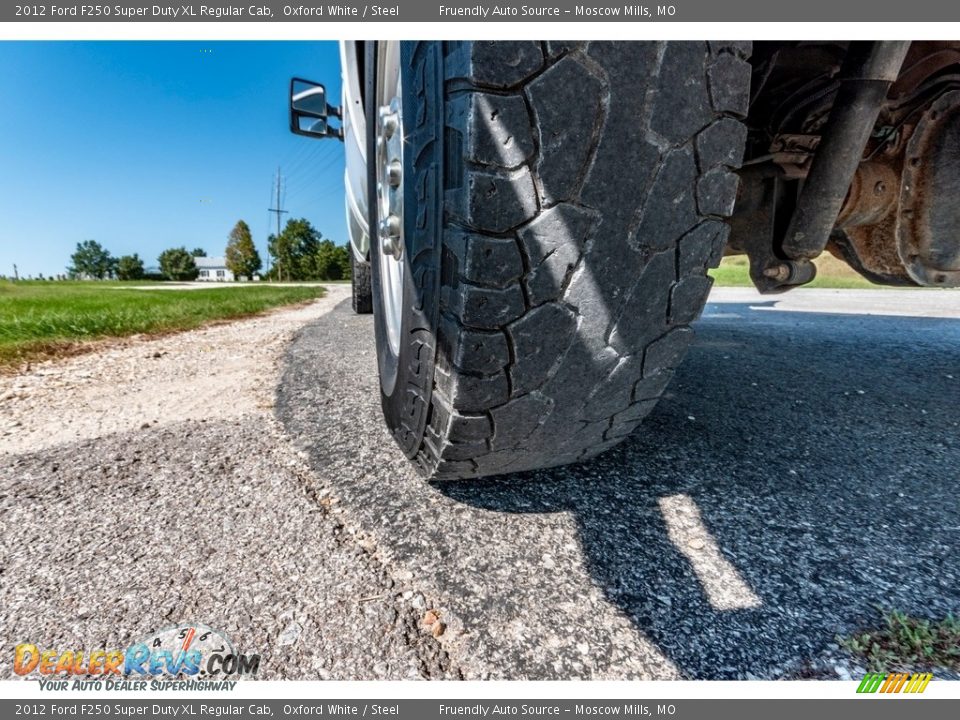 2012 Ford F250 Super Duty XL Regular Cab Oxford White / Steel Photo #16