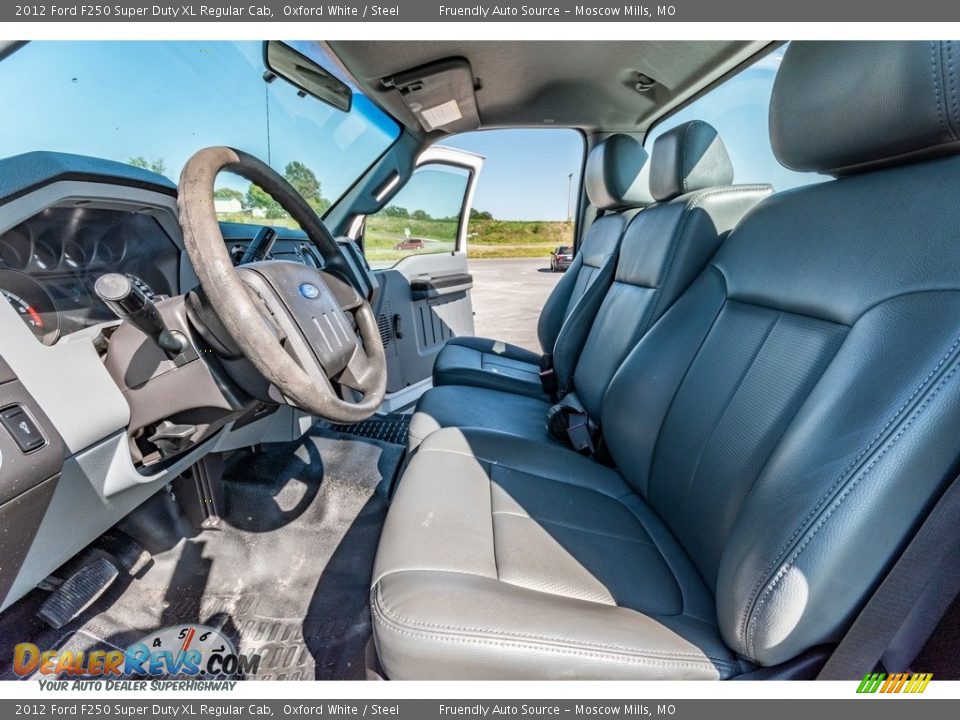 2012 Ford F250 Super Duty XL Regular Cab Oxford White / Steel Photo #20