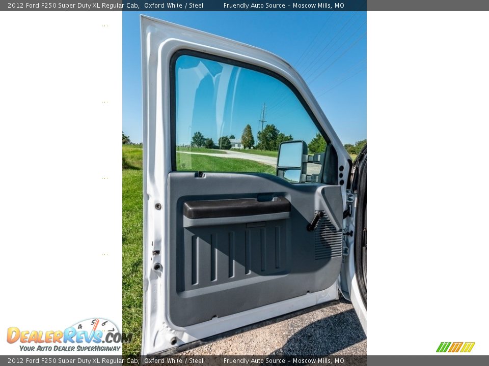 2012 Ford F250 Super Duty XL Regular Cab Oxford White / Steel Photo #22