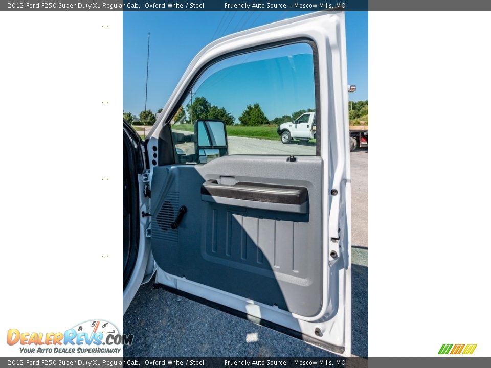 2012 Ford F250 Super Duty XL Regular Cab Oxford White / Steel Photo #23