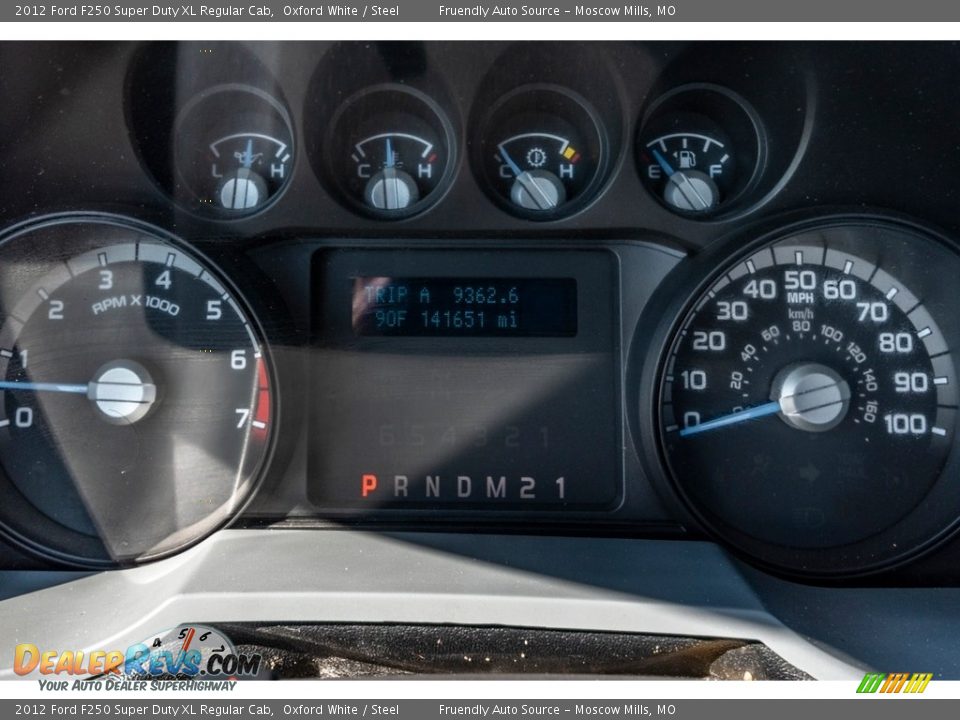2012 Ford F250 Super Duty XL Regular Cab Oxford White / Steel Photo #31