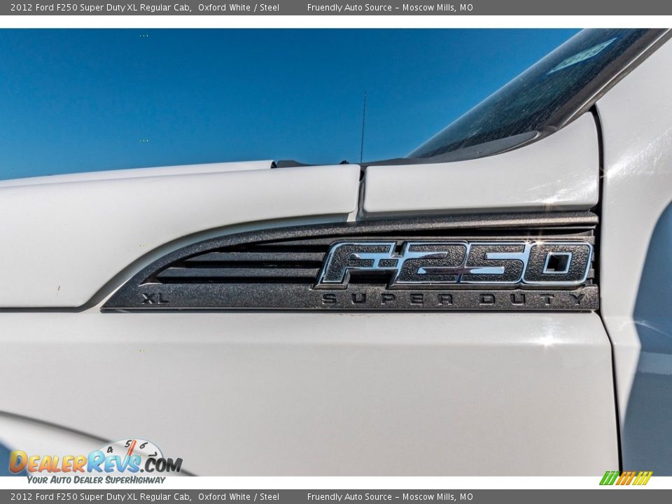 2012 Ford F250 Super Duty XL Regular Cab Oxford White / Steel Photo #35