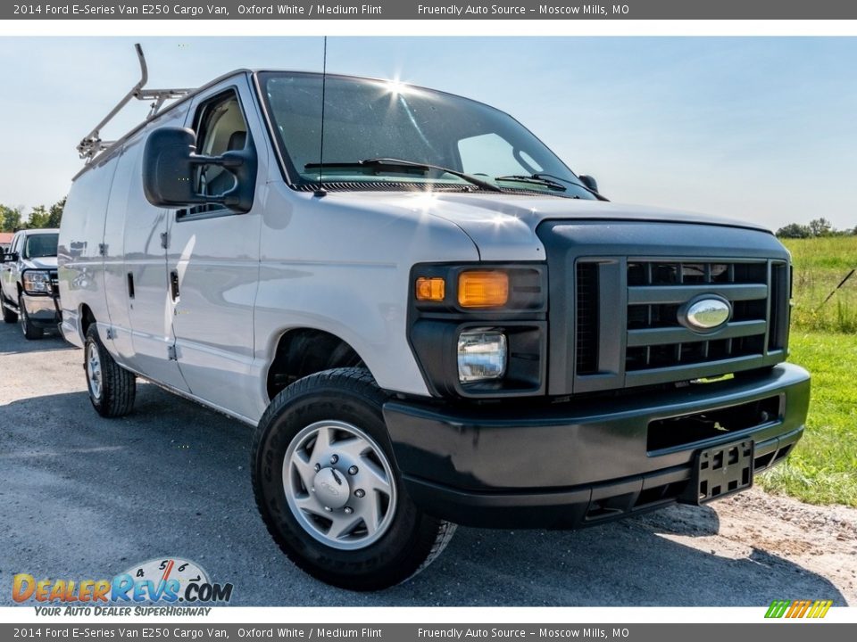 2014 Ford E-Series Van E250 Cargo Van Oxford White / Medium Flint Photo #1