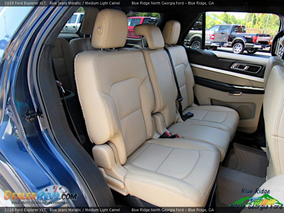 2016 Ford Explorer XLT Blue Jeans Metallic / Medium Light Camel Photo #12