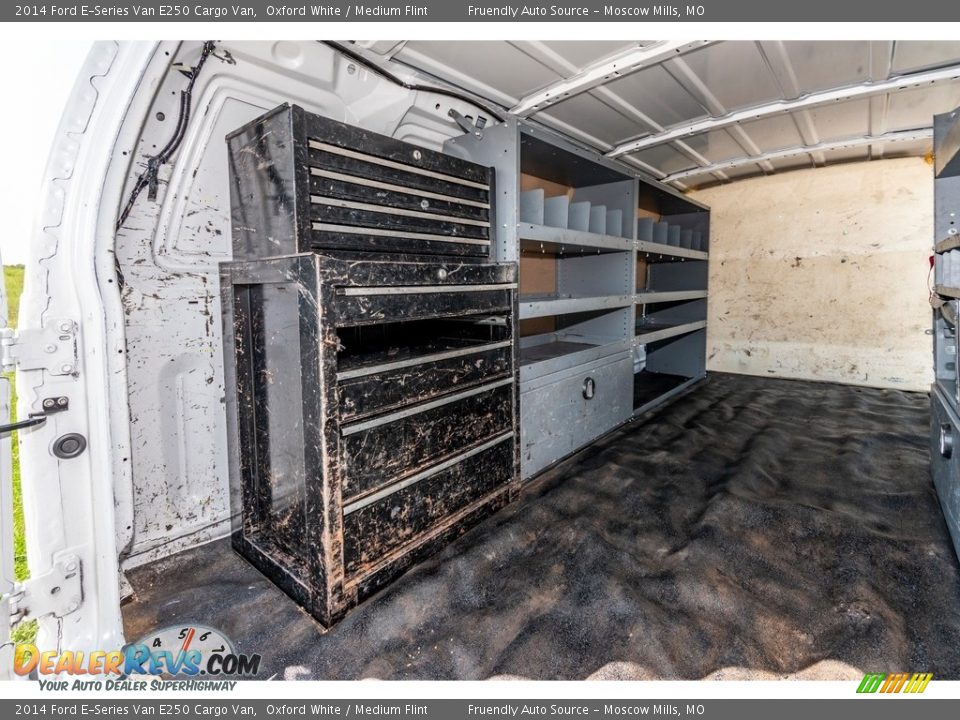 2014 Ford E-Series Van E250 Cargo Van Oxford White / Medium Flint Photo #24