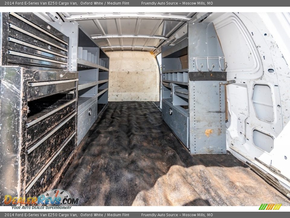 2014 Ford E-Series Van E250 Cargo Van Oxford White / Medium Flint Photo #25