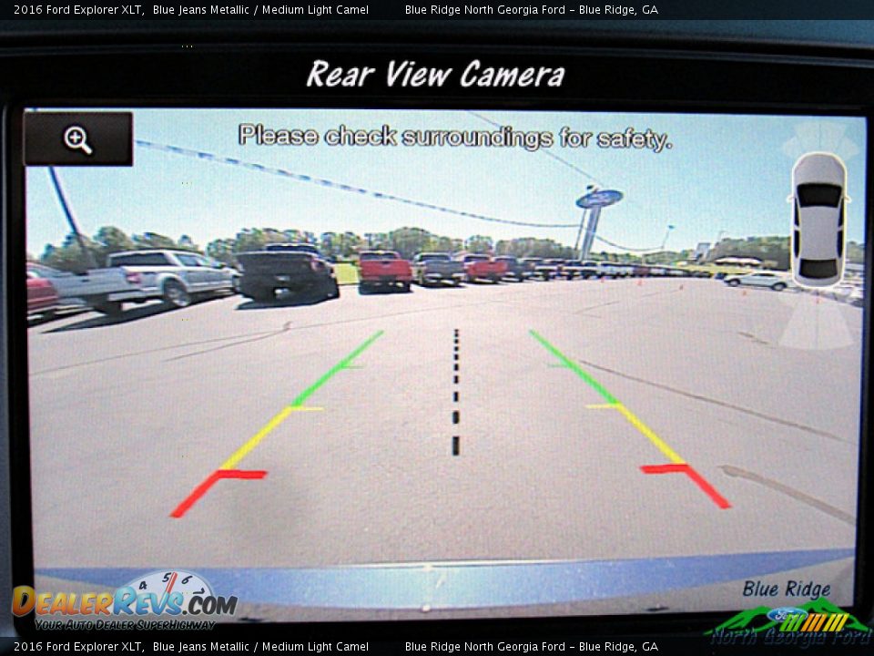 2016 Ford Explorer XLT Blue Jeans Metallic / Medium Light Camel Photo #22