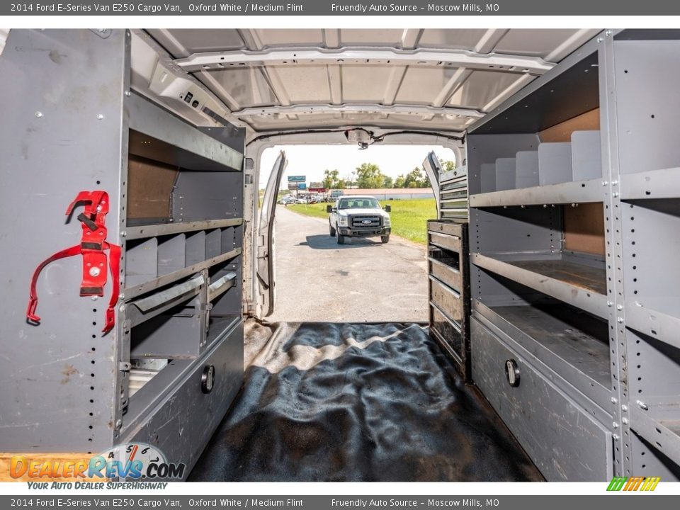 2014 Ford E-Series Van E250 Cargo Van Oxford White / Medium Flint Photo #26