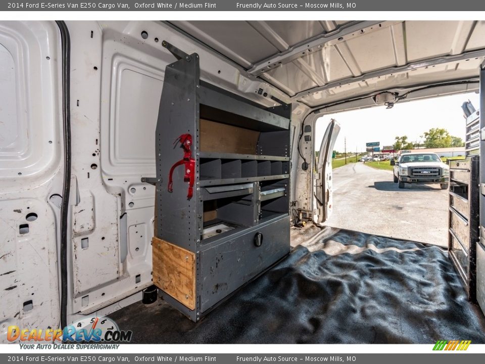2014 Ford E-Series Van E250 Cargo Van Oxford White / Medium Flint Photo #27