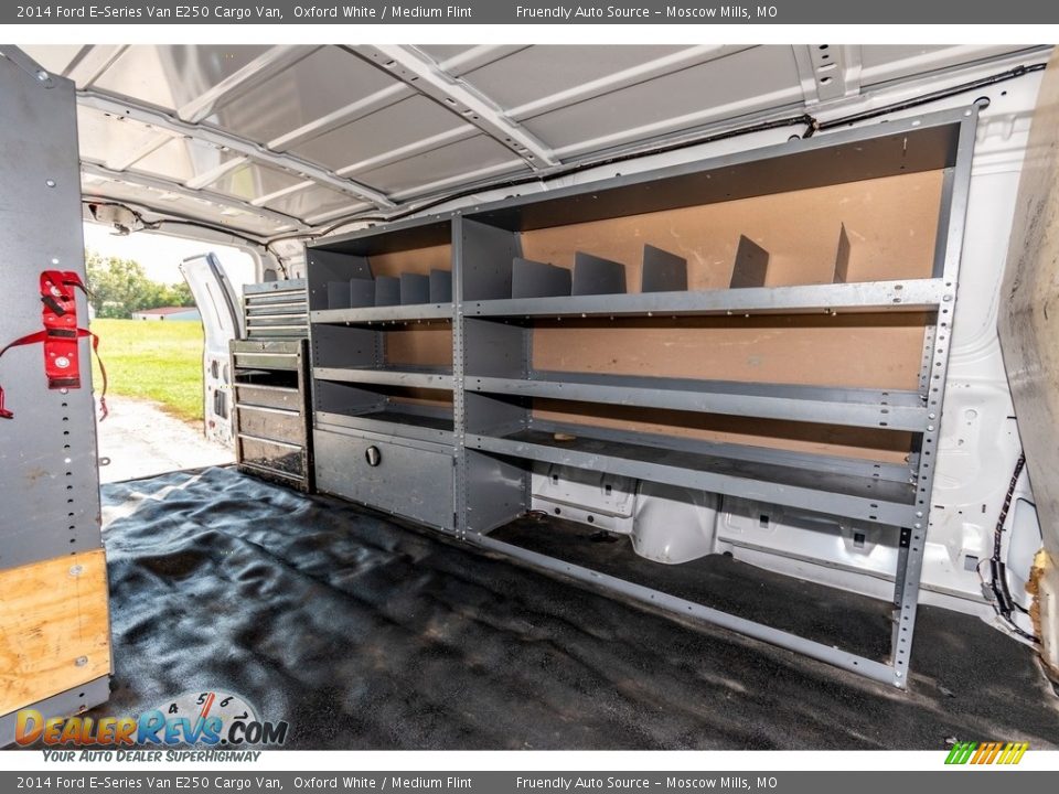 2014 Ford E-Series Van E250 Cargo Van Oxford White / Medium Flint Photo #28