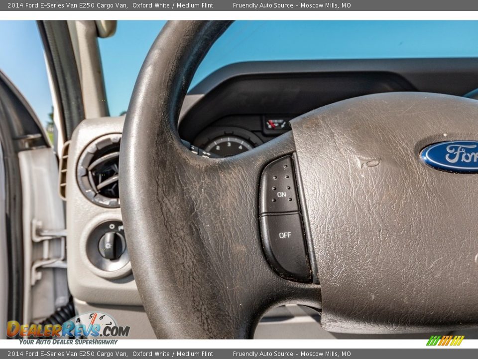 2014 Ford E-Series Van E250 Cargo Van Oxford White / Medium Flint Photo #36