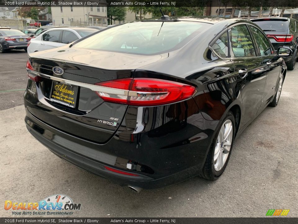 2018 Ford Fusion Hybrid SE Shadow Black / Ebony Photo #4