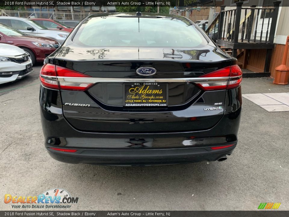 2018 Ford Fusion Hybrid SE Shadow Black / Ebony Photo #5