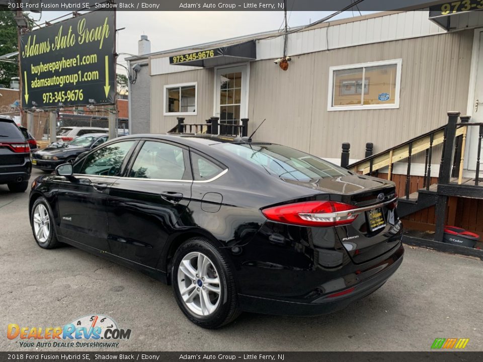 2018 Ford Fusion Hybrid SE Shadow Black / Ebony Photo #6