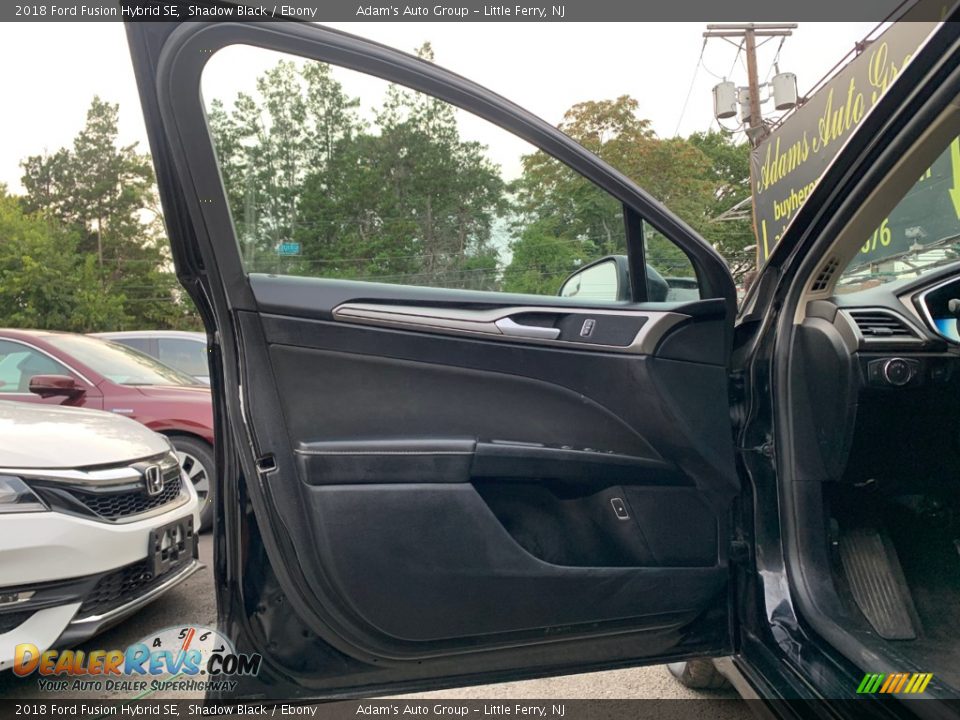 2018 Ford Fusion Hybrid SE Shadow Black / Ebony Photo #16