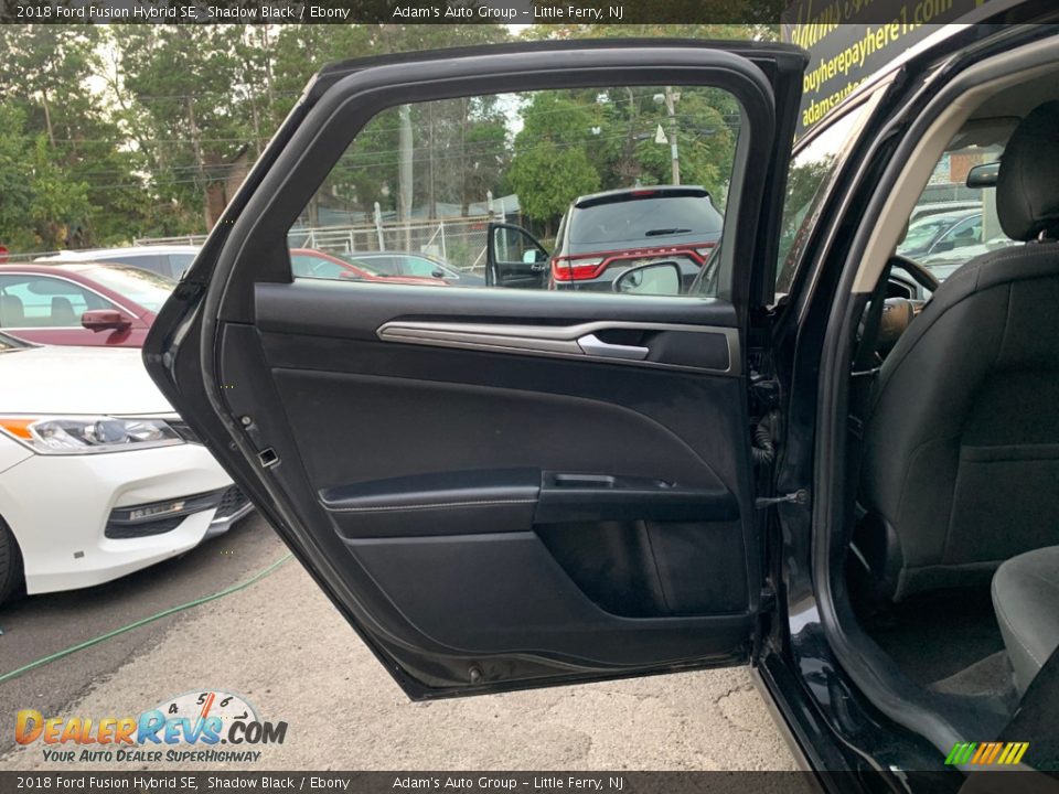 2018 Ford Fusion Hybrid SE Shadow Black / Ebony Photo #18
