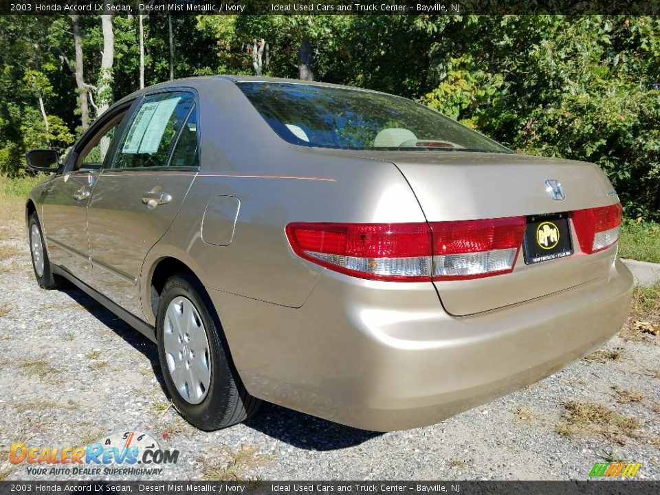 2003 Honda Accord LX Sedan Desert Mist Metallic / Ivory Photo #3
