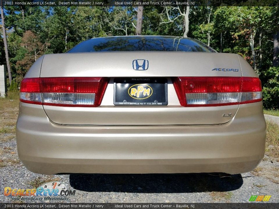 2003 Honda Accord LX Sedan Desert Mist Metallic / Ivory Photo #4