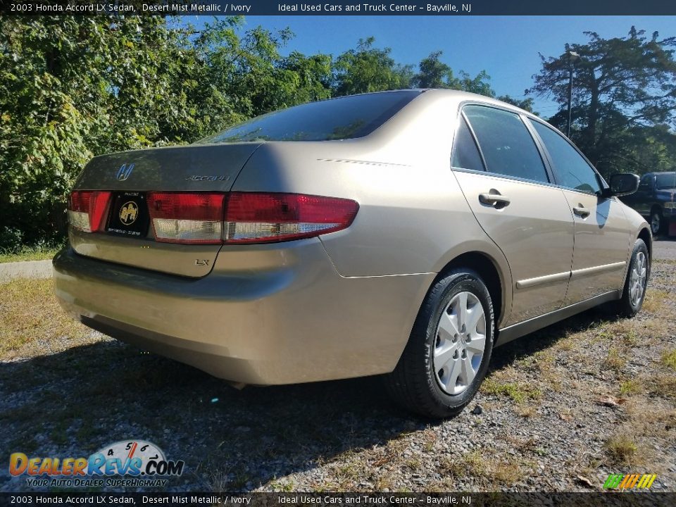 2003 Honda Accord LX Sedan Desert Mist Metallic / Ivory Photo #5