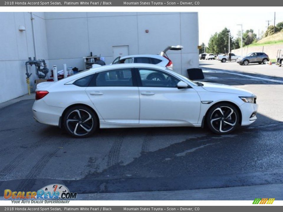 2018 Honda Accord Sport Sedan Platinum White Pearl / Black Photo #7