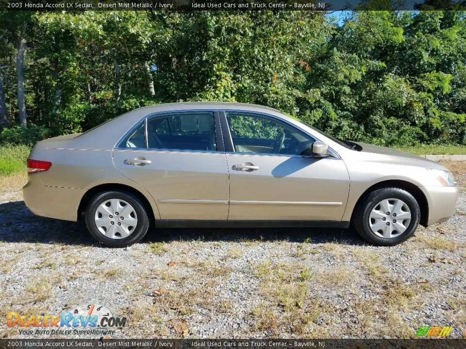 2003 Honda Accord LX Sedan Desert Mist Metallic / Ivory Photo #6