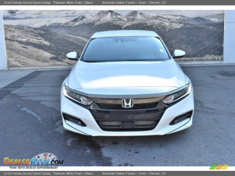 2018 Honda Accord Sport Sedan Platinum White Pearl / Black Photo #8