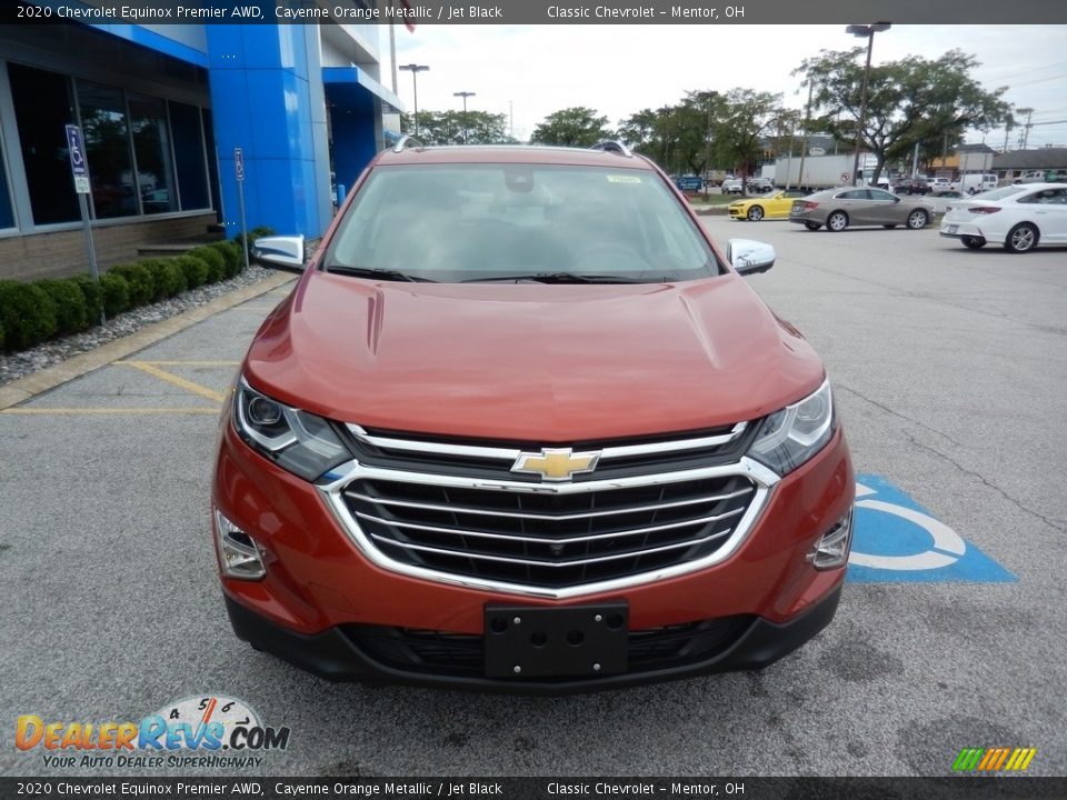 2020 Chevrolet Equinox Premier AWD Cayenne Orange Metallic / Jet Black Photo #2