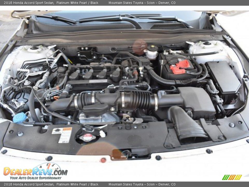 2018 Honda Accord Sport Sedan Platinum White Pearl / Black Photo #9