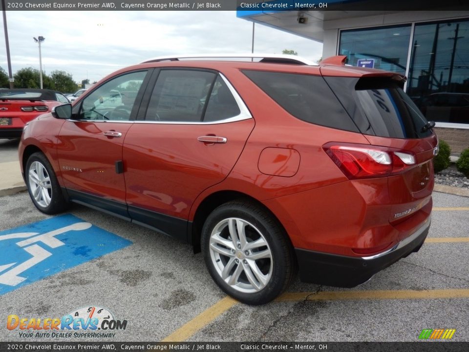 2020 Chevrolet Equinox Premier AWD Cayenne Orange Metallic / Jet Black Photo #5