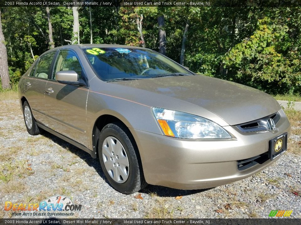 2003 Honda Accord LX Sedan Desert Mist Metallic / Ivory Photo #7
