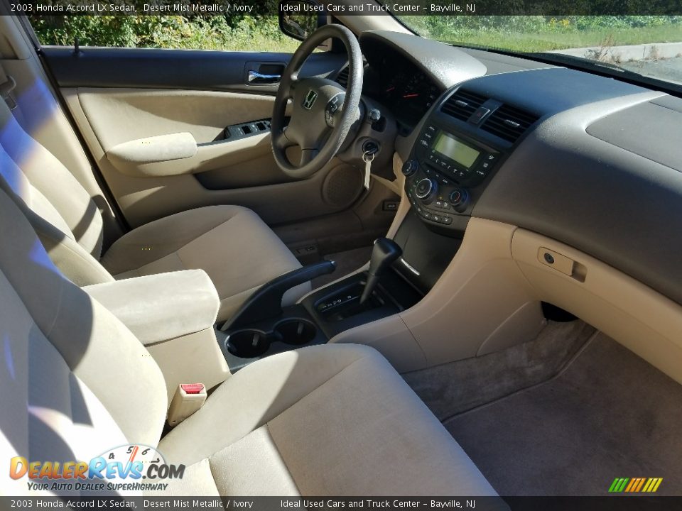 2003 Honda Accord LX Sedan Desert Mist Metallic / Ivory Photo #10