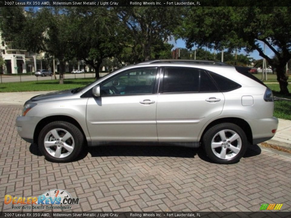 2007 Lexus RX 350 AWD Millennium Silver Metallic / Light Gray Photo #3