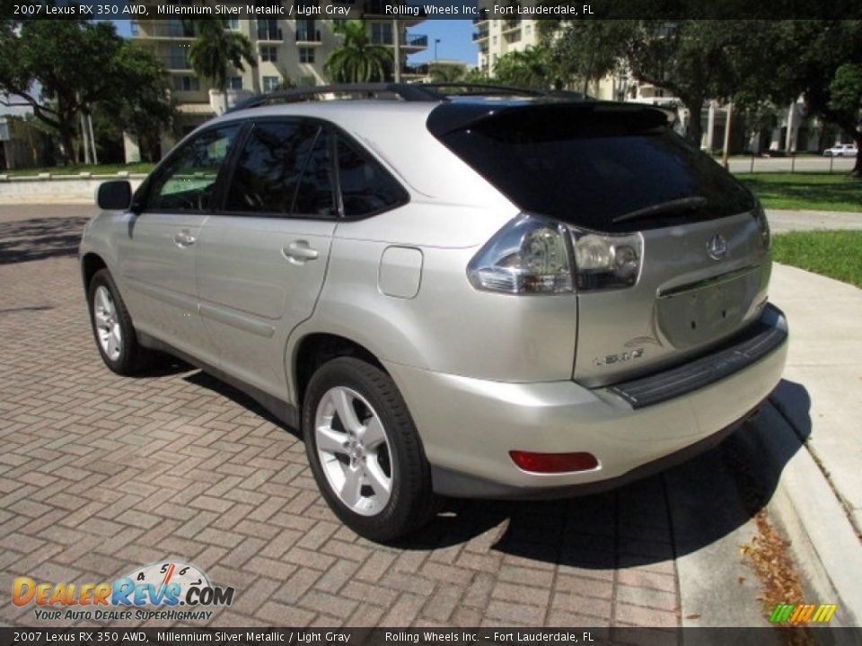 2007 Lexus RX 350 AWD Millennium Silver Metallic / Light Gray Photo #5