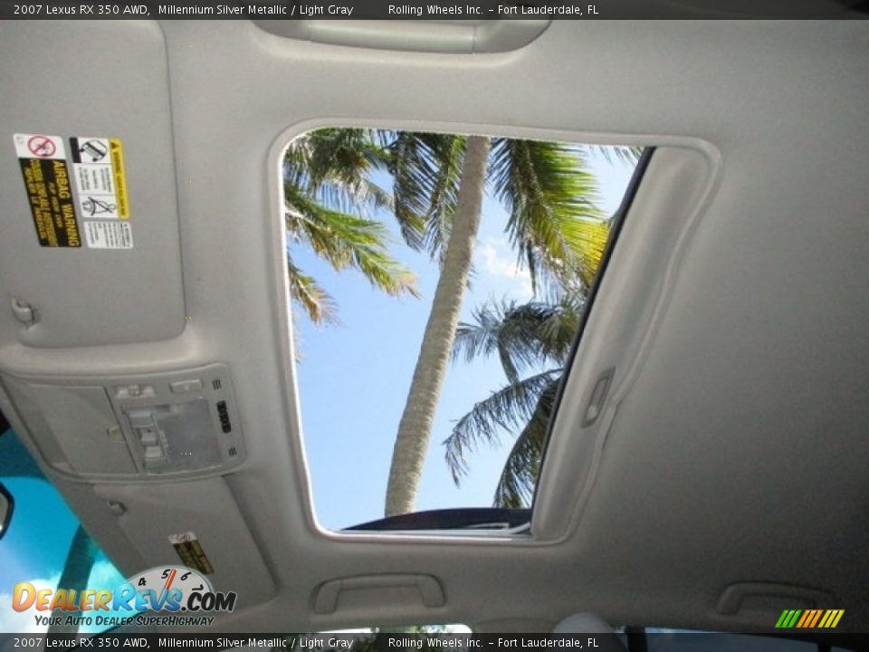 2007 Lexus RX 350 AWD Millennium Silver Metallic / Light Gray Photo #6