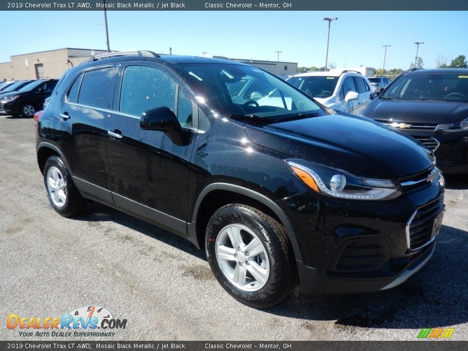 2019 Chevrolet Trax LT AWD Mosaic Black Metallic / Jet Black Photo #3